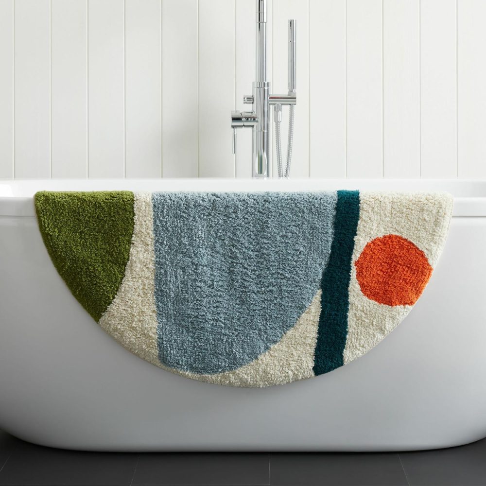 Bath Mats |  Donna Wilson Balance Shape Round Bath Mat Bath Linens Bath Mats