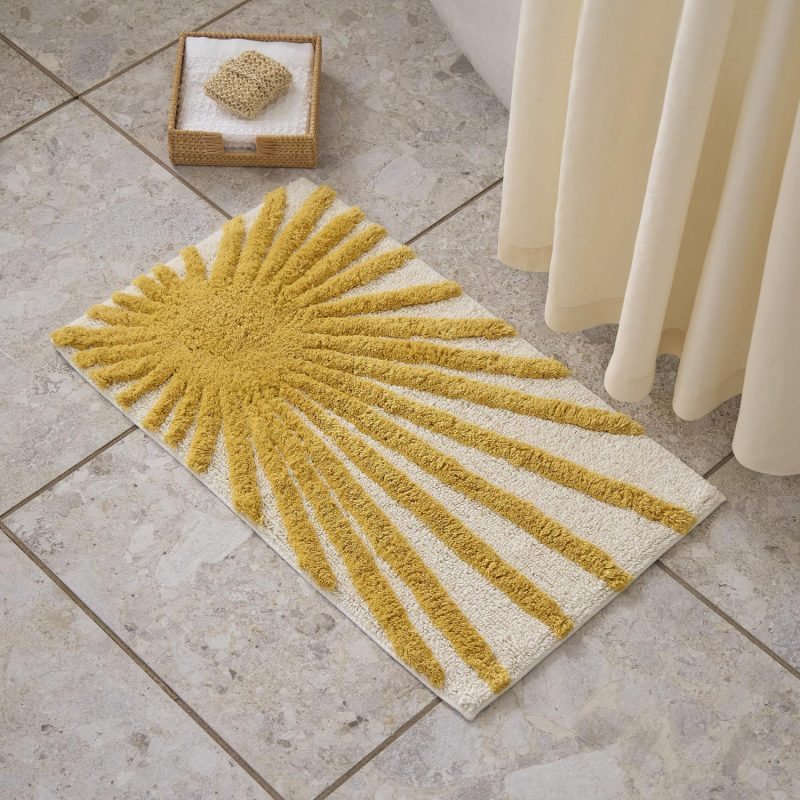 Bath Mats |  Sunburst Bath Mat Bath Linens Bath Mats