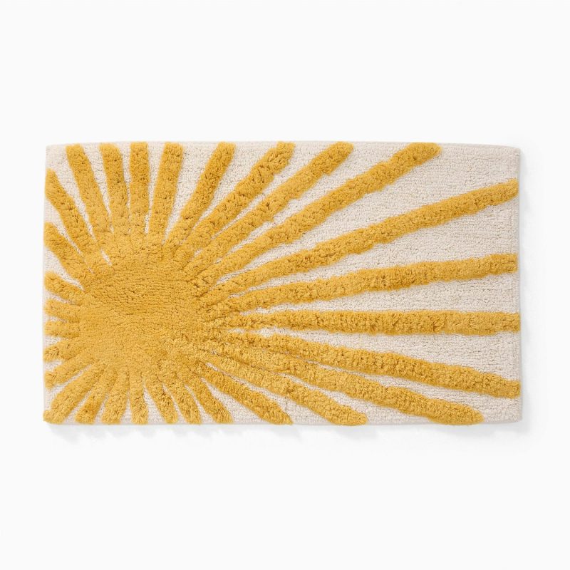 Bath Mats |  Sunburst Bath Mat Bath Linens Bath Mats