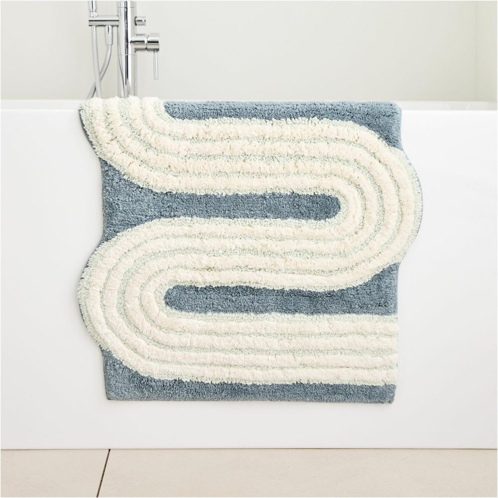 Bath Mats |  Swoosh Bath Mat Bath Linens Bath Mats