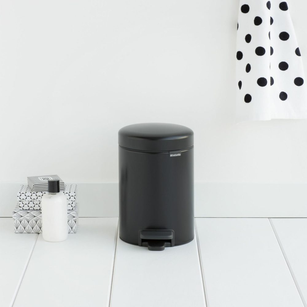 Bathroom Accessories |  Brabantia New Icon Trash Can (0.8 Gallon) Bathroom Accessories Bathroom Accessories