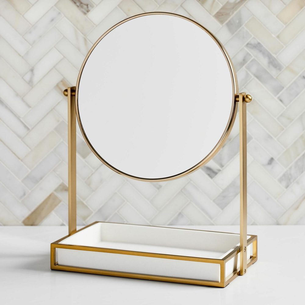 Bathroom Accessories |  Modern Resin Stone Vanity Mirror Bathroom Accessories Bathroom Accessories