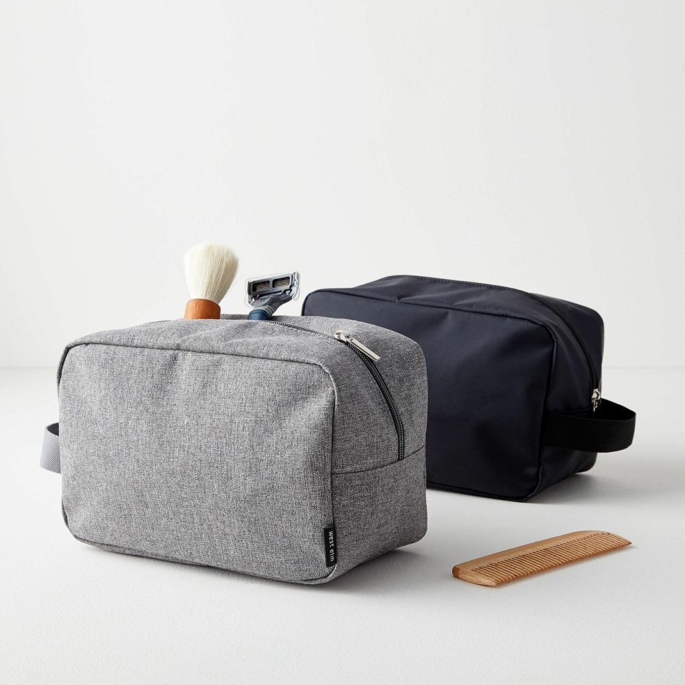 Bathroom Accessories |  West Elm Toiletry Bag Black Bathroom Accessories Bathroom Accessories