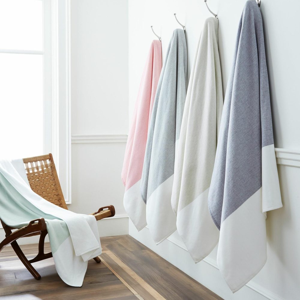 Beach Towels |  Block Pareo Beach Towel Linen Bath Linens Beach Towels