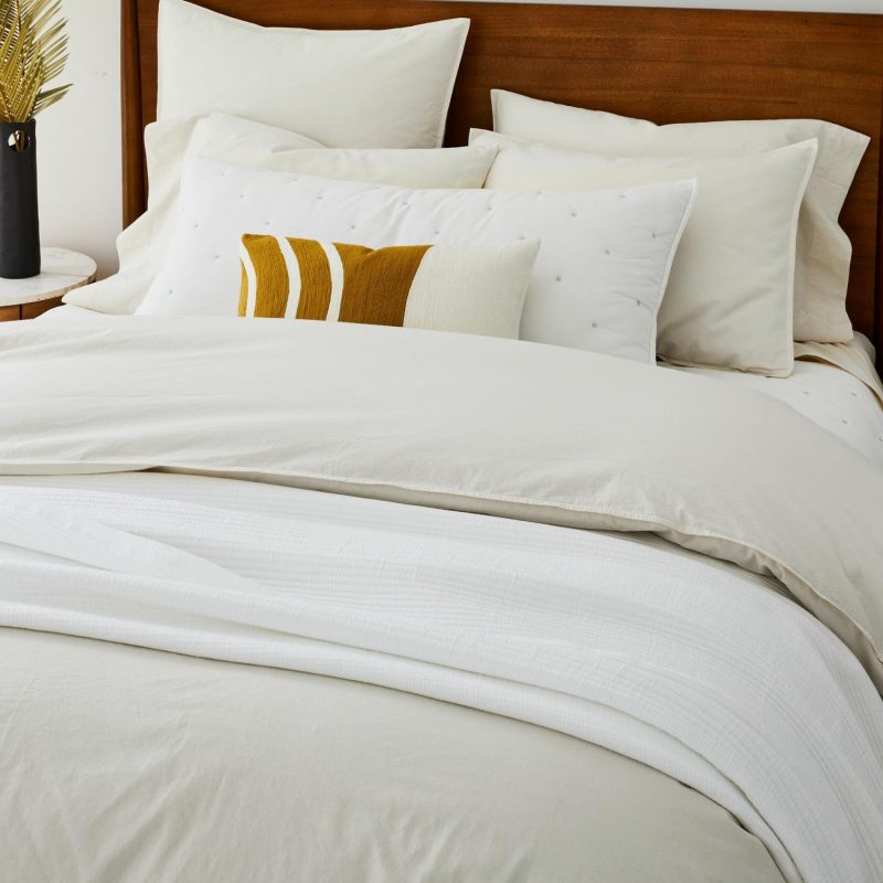 Blankets |  Ribbed Blanket White Bedding Blankets