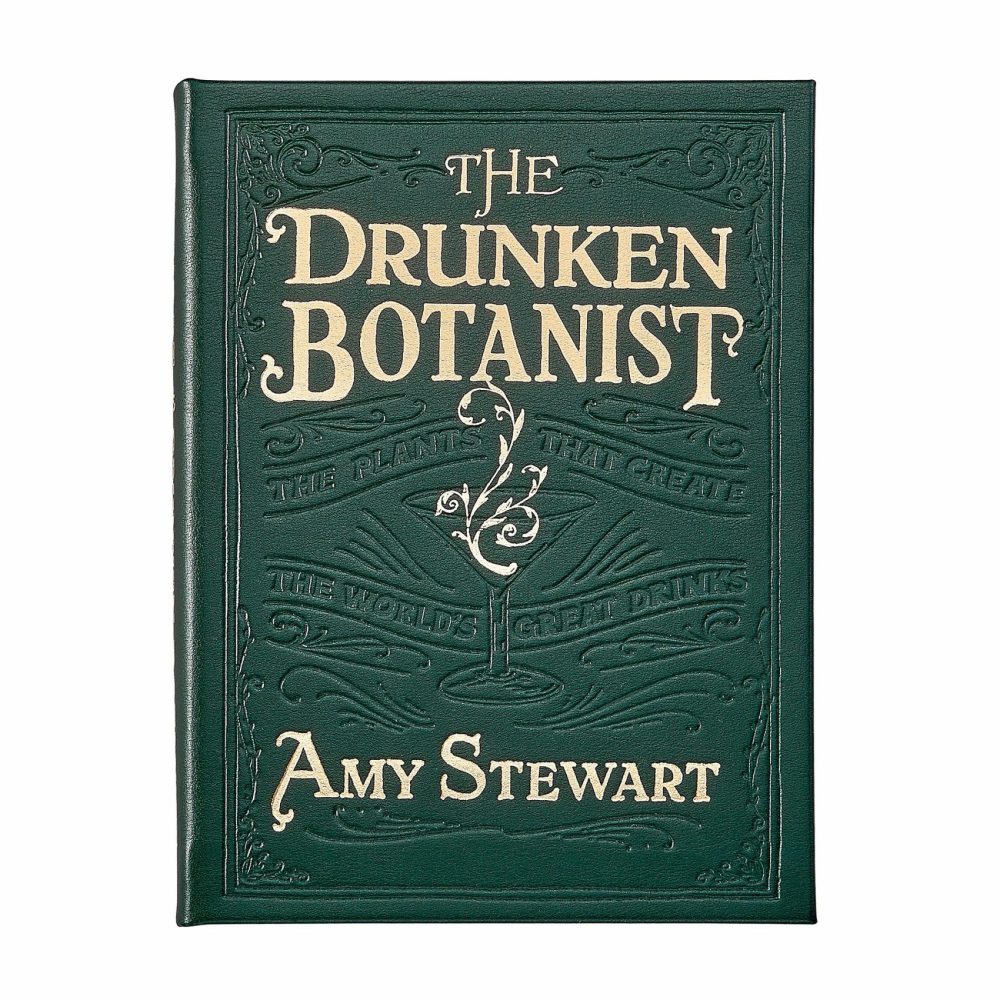 Books & Bookends |  The Drunken Botanist Leather-Bound Book Books & Bookends Books & Bookends