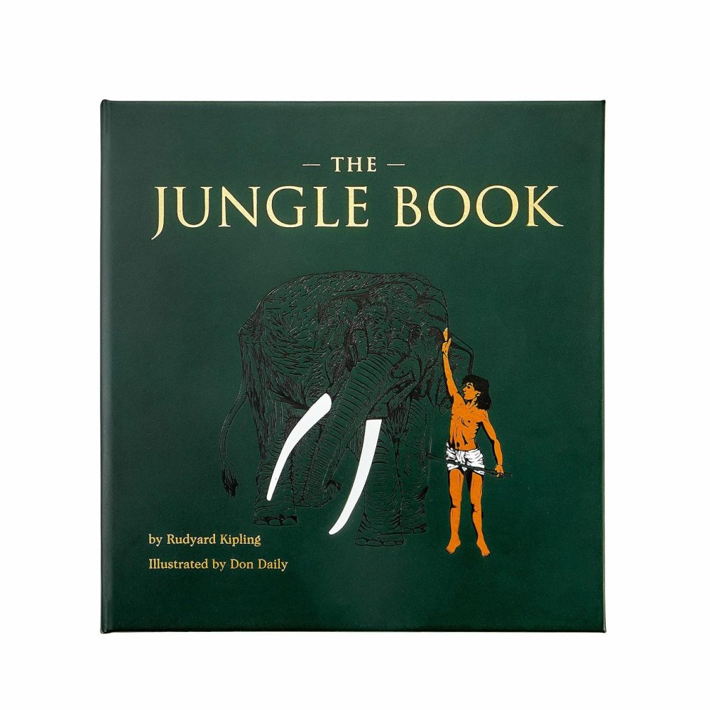 Books & Bookends |  The Jungle Book Leather-Bound Heirloom Book Books & Bookends Books & Bookends