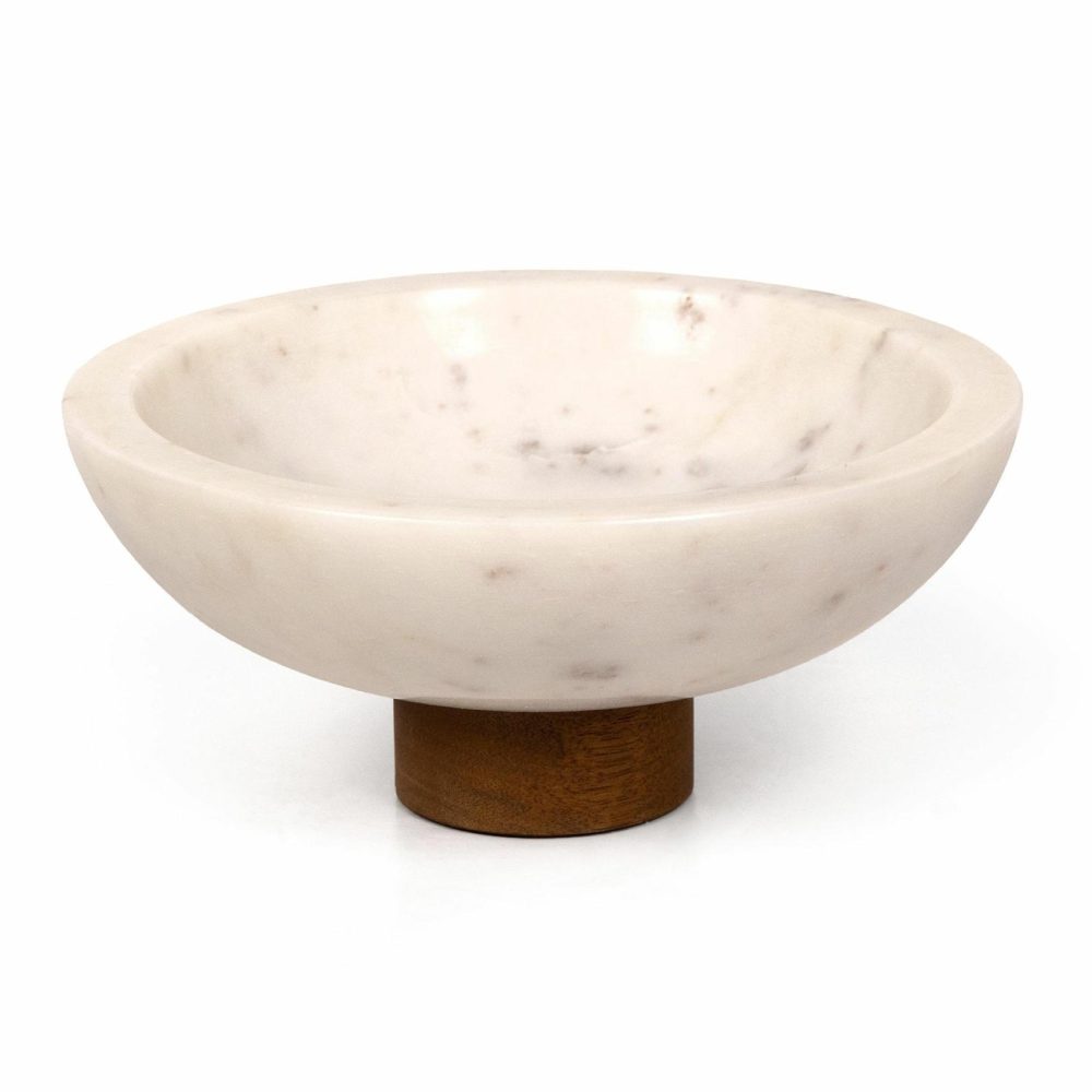 Decorative Trays & Bowls |  Marble Lira Bowl Decorative Trays & Bowls Decorative Trays & Bowls