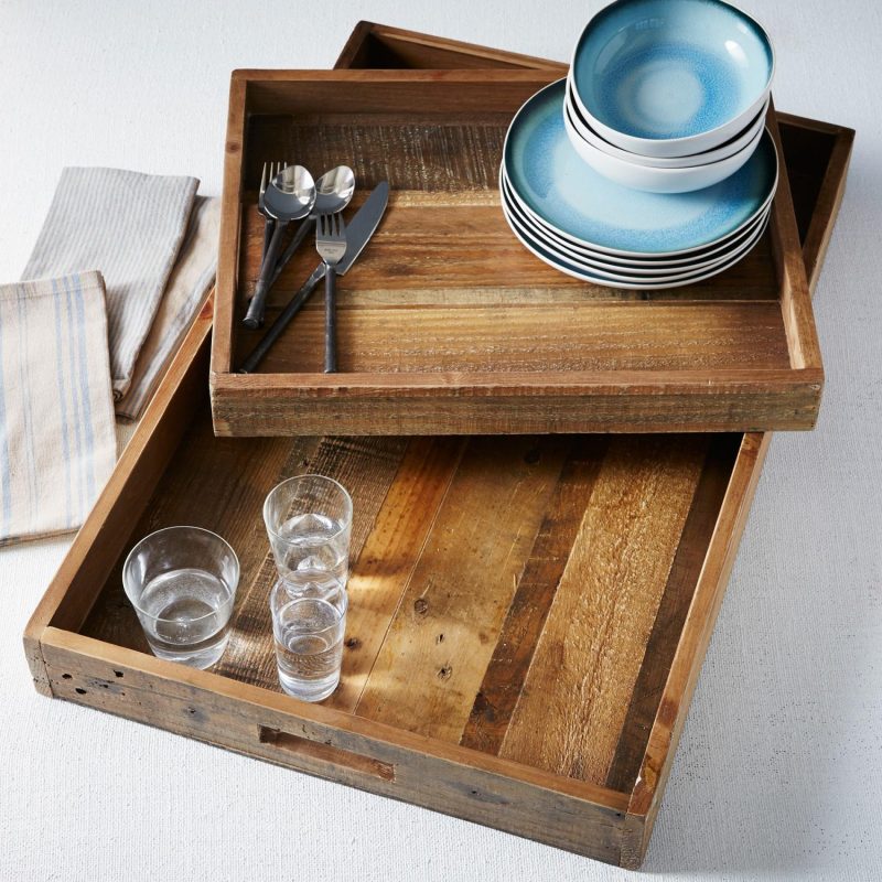 Decorative Trays & Bowls |  Reclaimed Wood Serving Trays Decorative Trays & Bowls Decorative Trays & Bowls