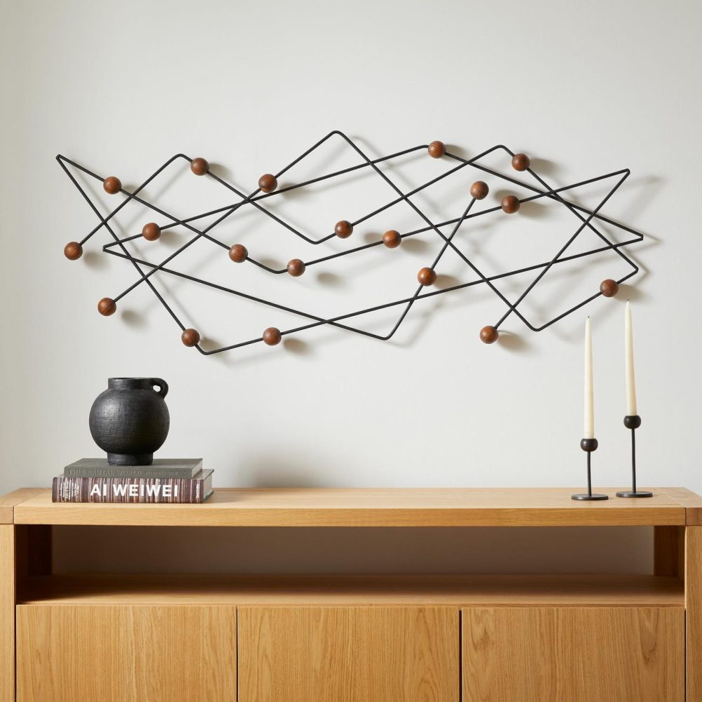 Dimensional Art |  Abstract Iron & Wood Dimensional Wall Art Art Dimensional Art