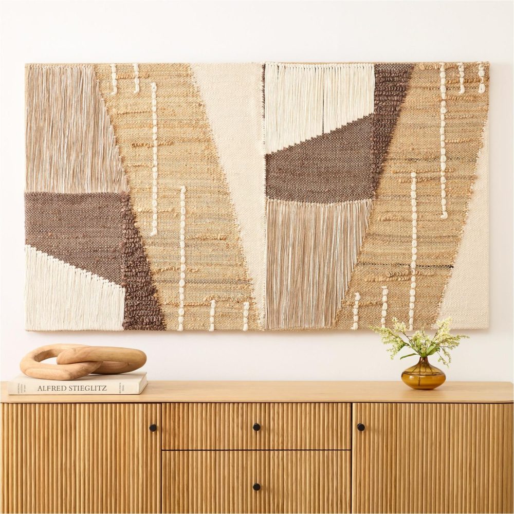 Dimensional Art |  Terra Natural Fiber Mosaic Dimensional Wall Art Art Dimensional Art