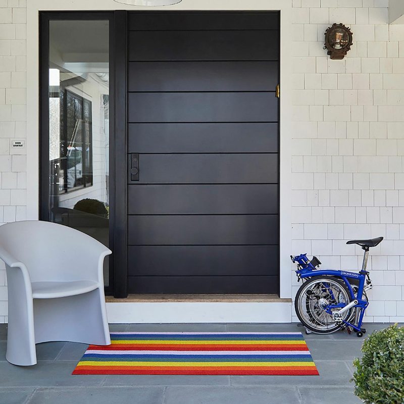 Doormats |  Chilewich Easy-Care Pride Stripe Doormat Doormats Doormats