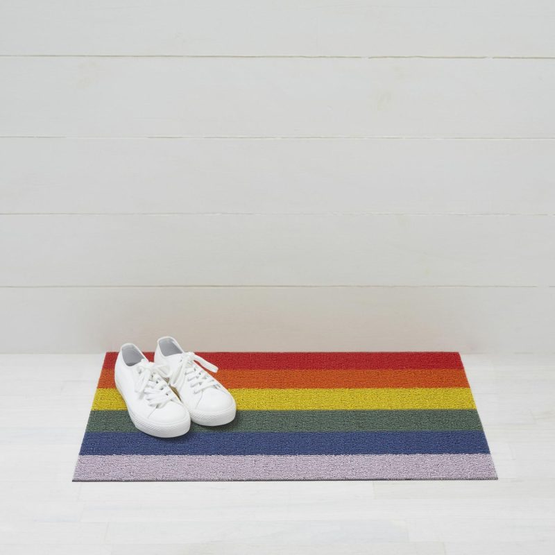 Doormats |  Chilewich Easy-Care Pride Stripe Doormat Doormats Doormats