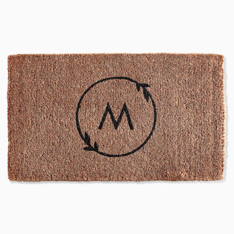 Doormats |  Monogrammed Wreath Doormat Doormats Doormats