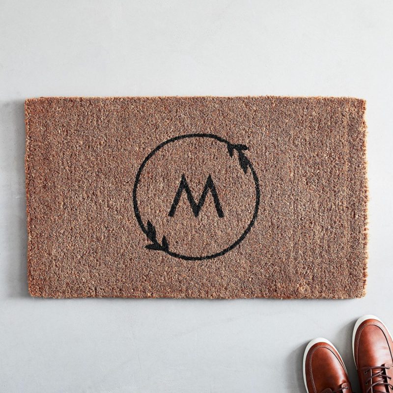 Doormats |  Monogrammed Wreath Doormat Doormats Doormats