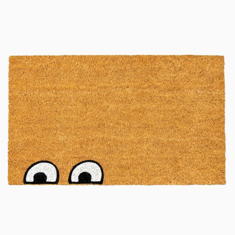 Doormats |  Nickel Designs Hand-Painted Doormat – Funny Eyes Doormat Doormats Doormats