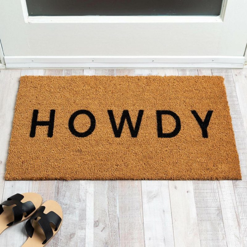 Doormats |  Nickel Designs Hand-Painted Doormat – Modern Howdy Doormats Doormats