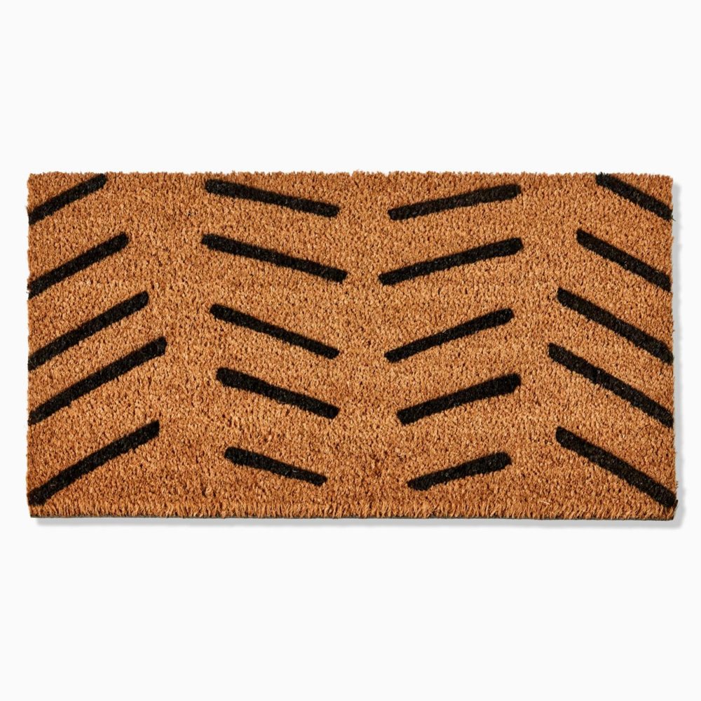 Doormats |  Nickel Designs Hand-Painted Doormat – Stripe Doormats Doormats