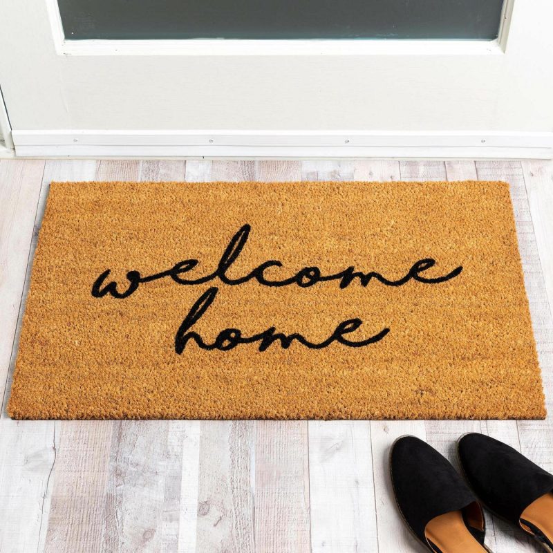 Doormats |  Nickel Designs Hand-Painted Doormat – Welcome Home Doormats Doormats