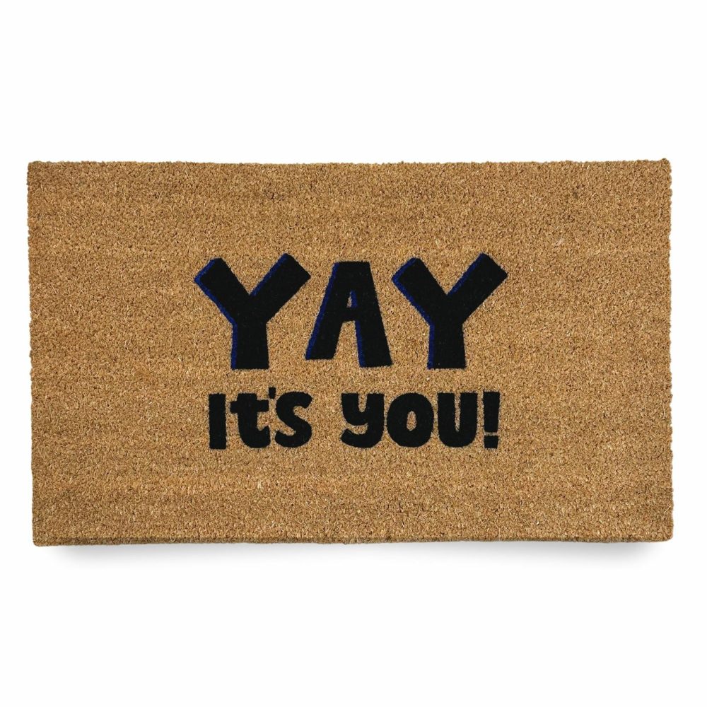 Doormats |  Nickel Designs Hand-Painted Doormat – Yay It’S You Doormats Doormats