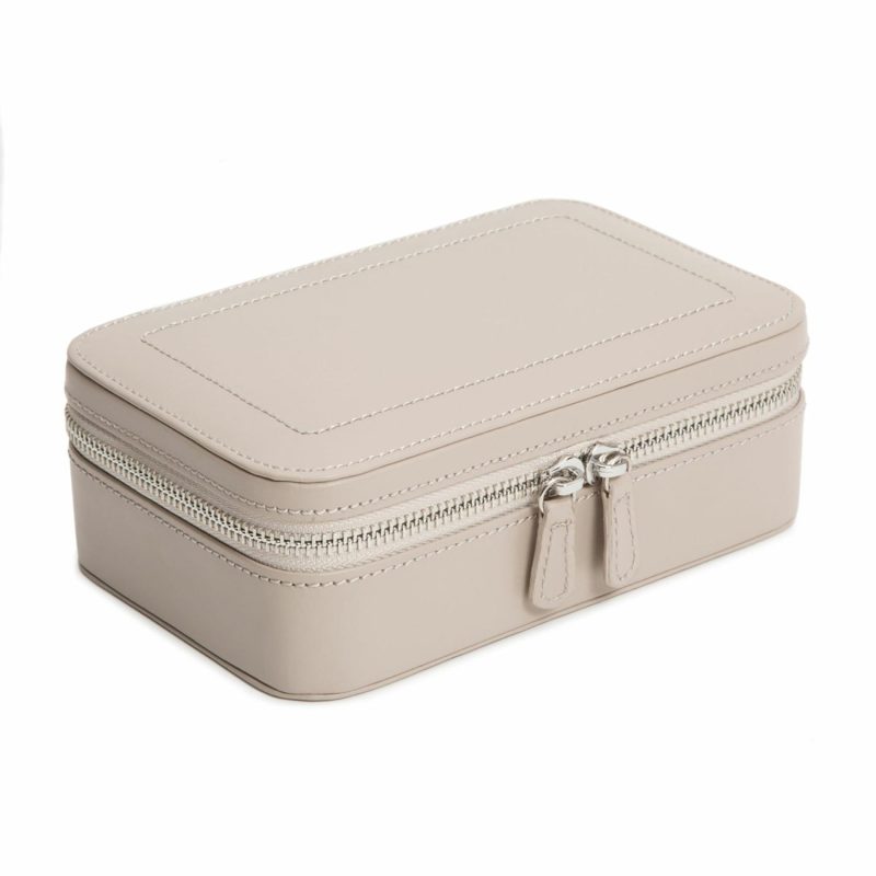 Jewelry Storage |  Sophia Travel Zip Case Ivory Jewelry Storage Ivory