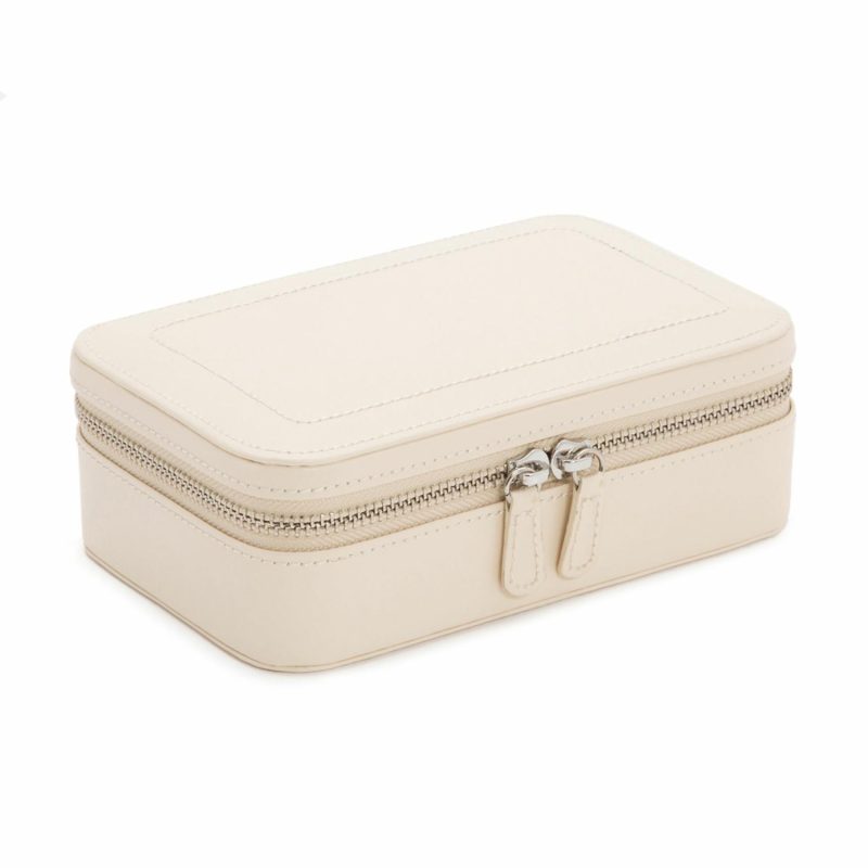 Jewelry Storage |  Sophia Travel Zip Case Ivory Jewelry Storage Ivory