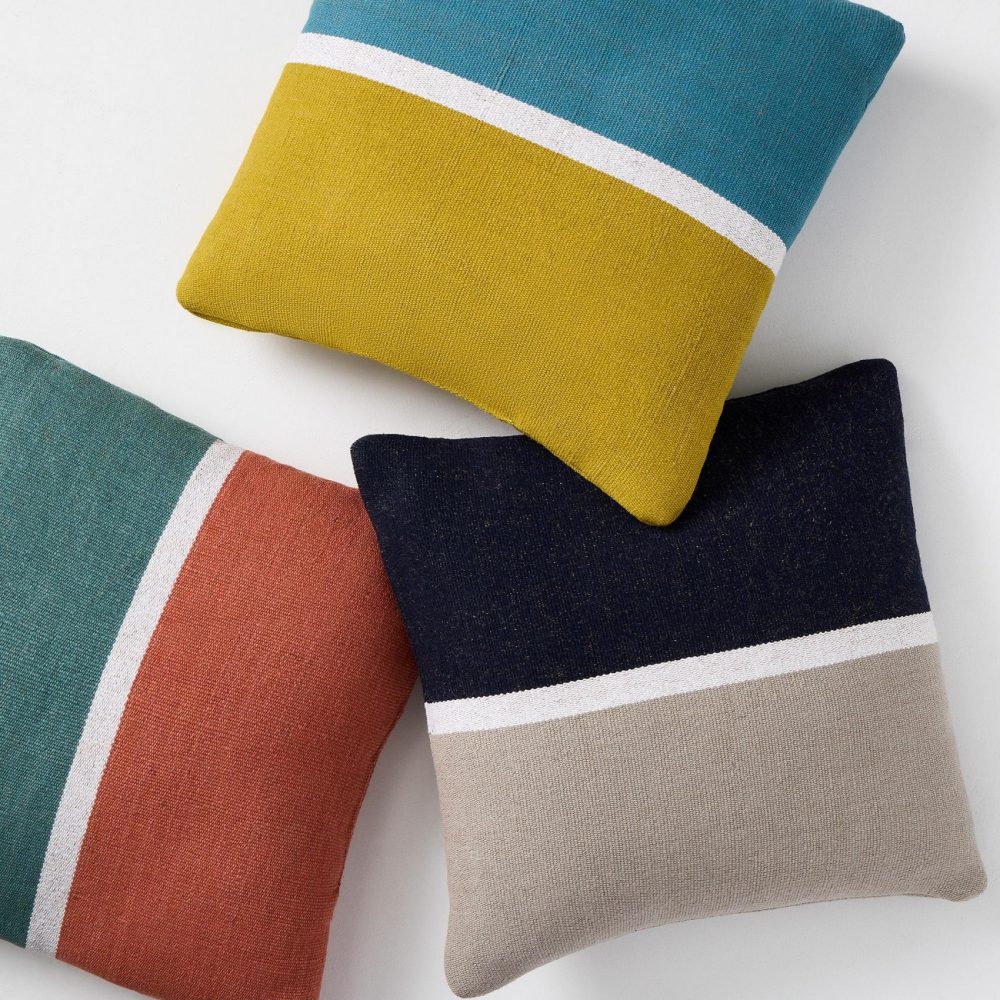 Outdoor Pillows |  Colorblock Indoor/Outdoor Pillow Dark Horseradish Outdoor Pillows Dark Horseradish