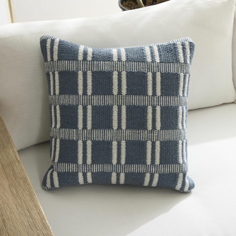 Outdoor Pillows |  Outdoor Cape Grid Pillow Outdoor Pillows Outdoor Pillows