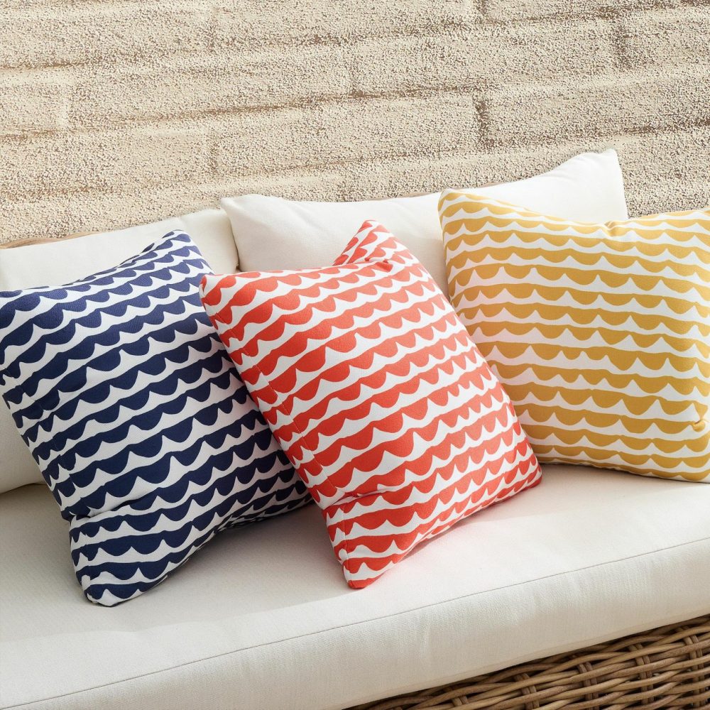 Pillows |  Marimekko Papajo Indoor/Outdoor Pillow Cobalt Outdoor Pillows Cobalt