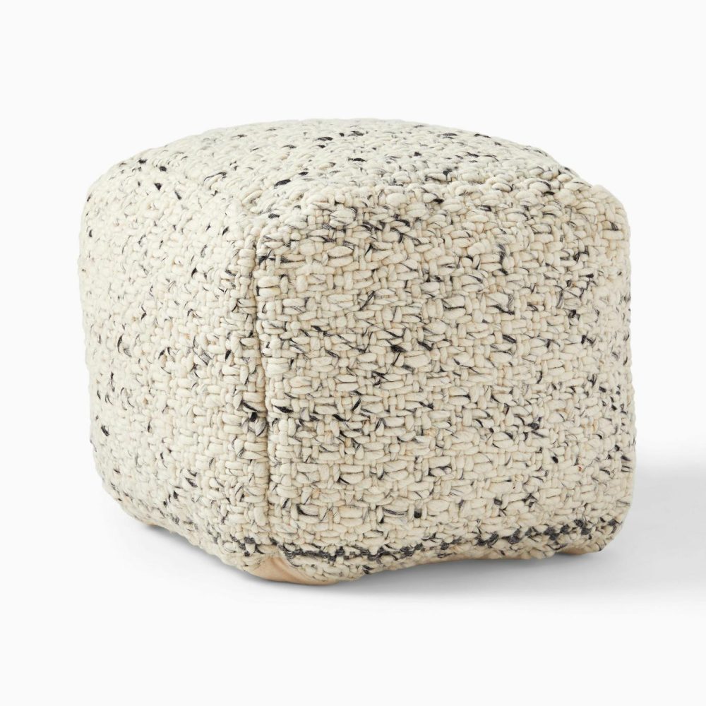 Poufs & Floor Pillows |  Marled Texture Chunky Pouf Pillows, Throws & Poufs Poufs & Floor Pillows