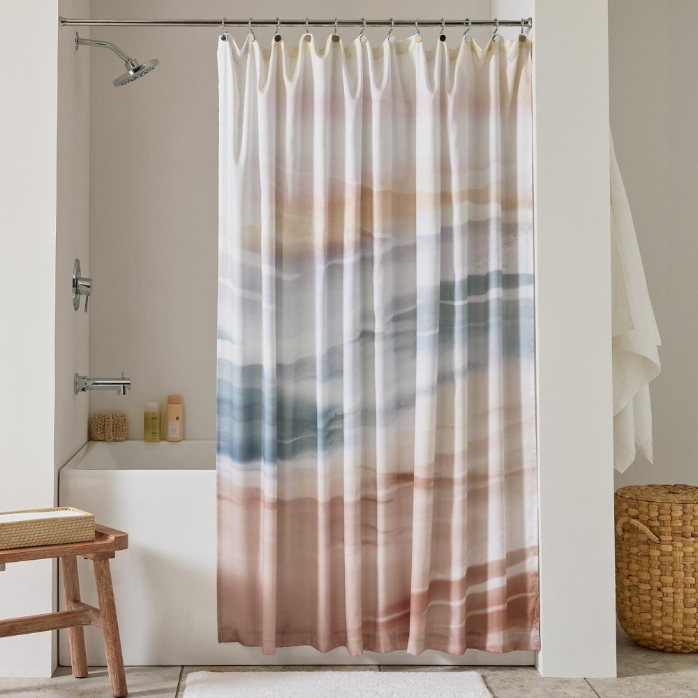 Shower Curtains |  Silky Tencel™ Dream Shower Curtain Bath Linens Shower Curtains