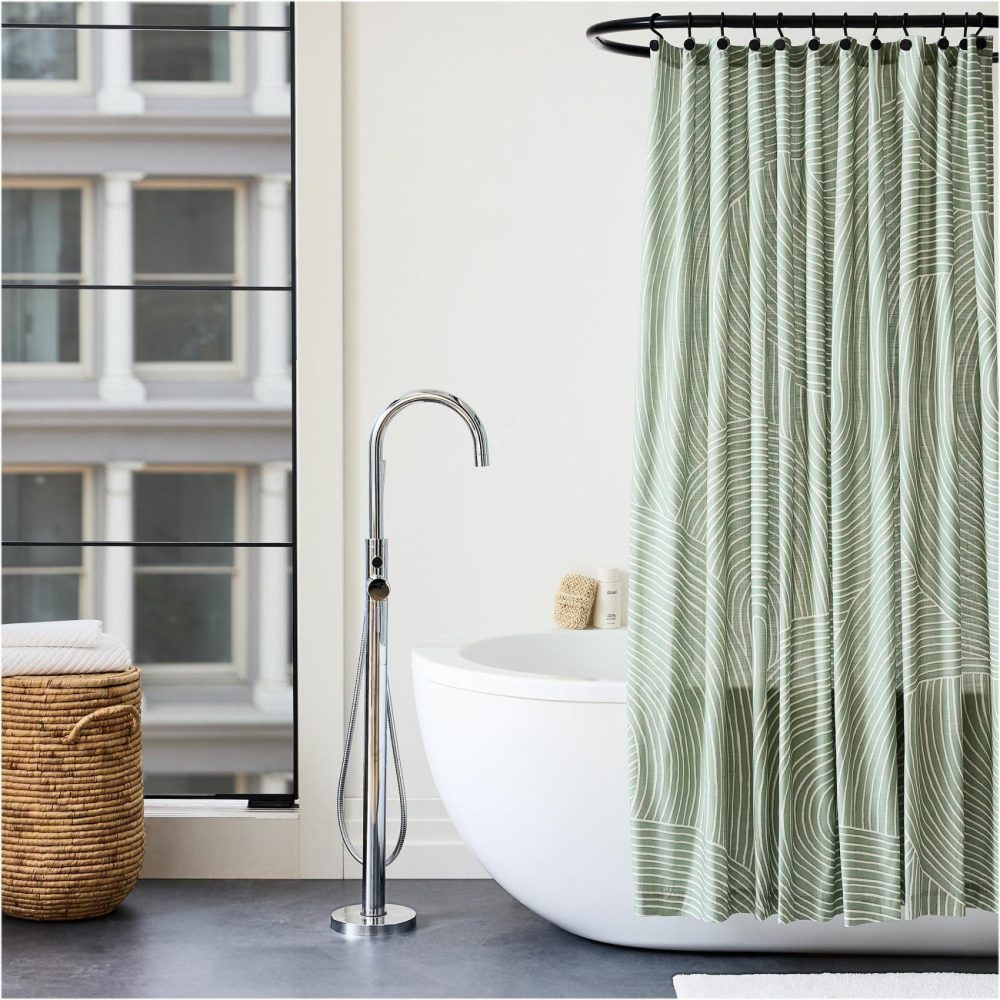 Shower Curtains |  Swirl Shower Curtain Bath Linens Shower Curtains