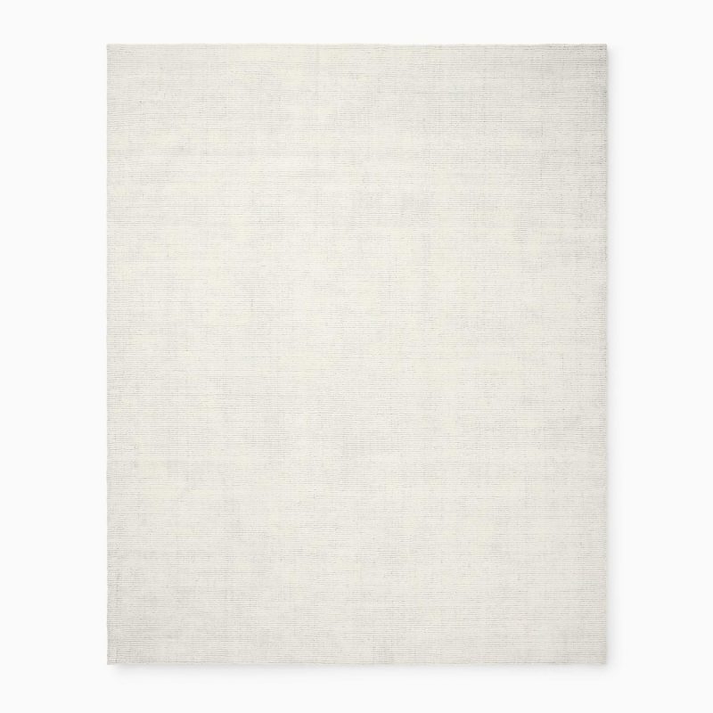 Solid Rugs |  Grooves Easy Care Rug Alabaster Rugs Alabaster