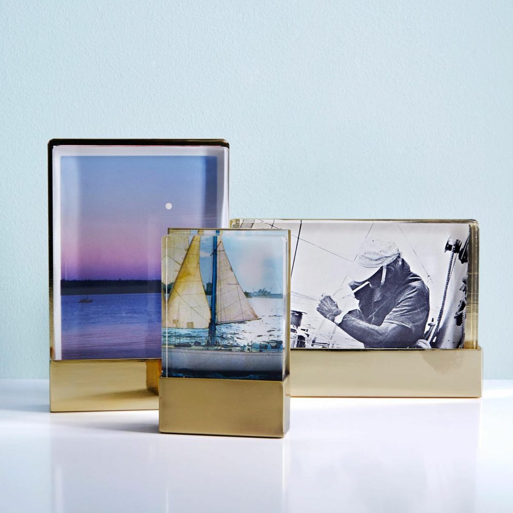 Tabletop Picture Frames |  Acrylic & Metal Standing Frames – Gold Frames Tabletop Picture Frames