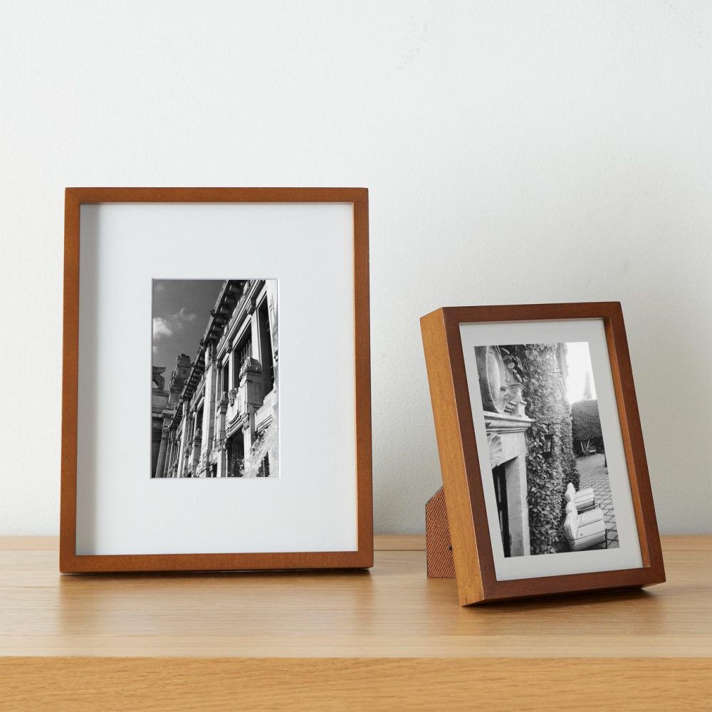 Tabletop Picture Frames |  Wood Tabletop Frames – Walnut Frames Tabletop Picture Frames