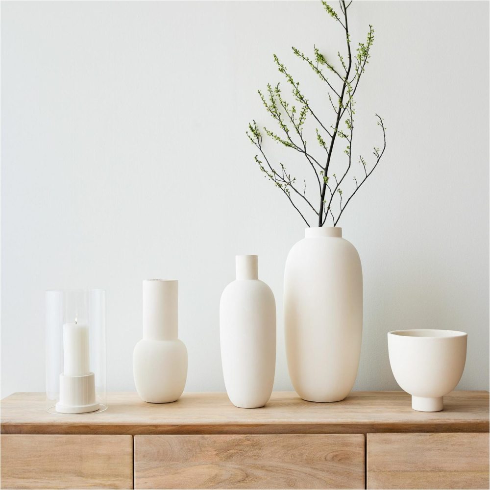 Vases |  Foundations Whitewash Vases Room Decor Vases