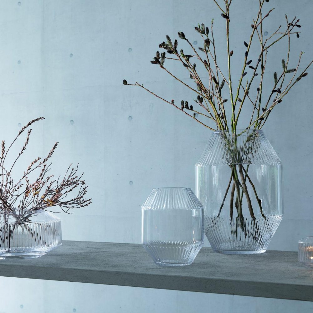 Vases |  Rotunda Glass Vase Room Decor Vases