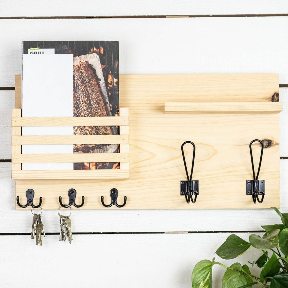 Wall Organization & Hooks |  The Mcgarvey Workshop Coat Rack Mail Holder Wall Organization & Decor Wall Organization & Hooks