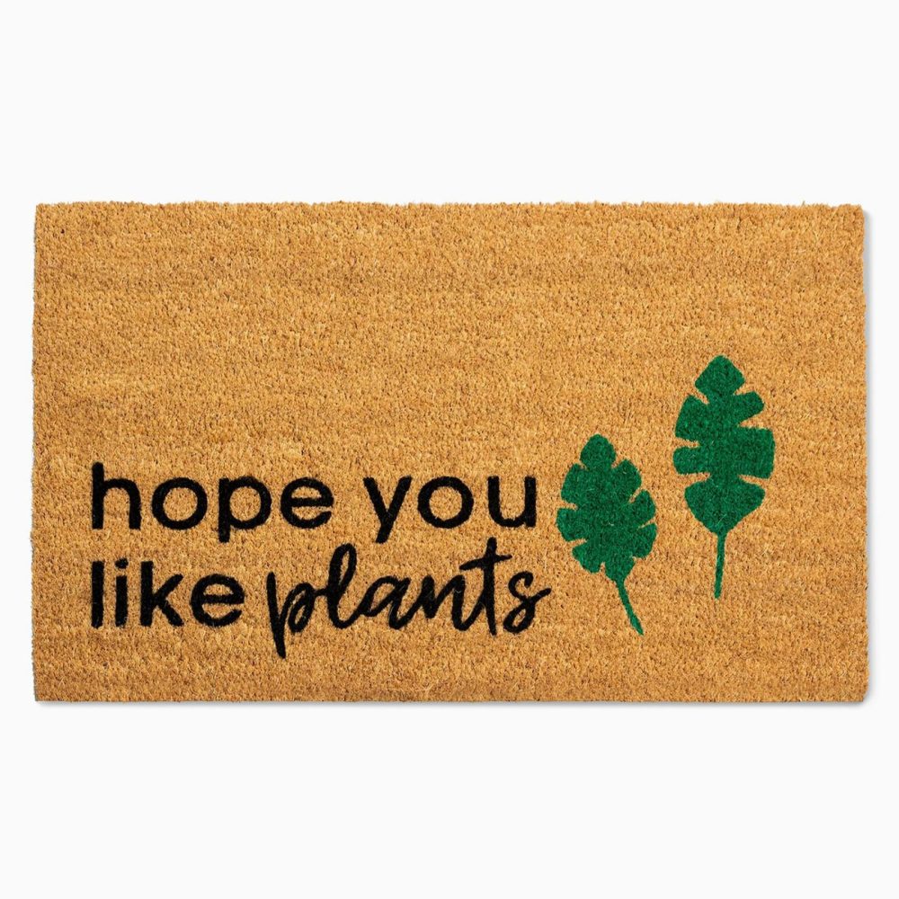 Doormats |  Nickel Designs Hand-Painted Doormat – Funny Plant Doormats Doormats