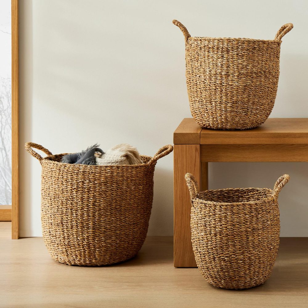 Baskets & Hampers |  Cece Woven Nesting Baskets – Set Of 3 Baskets & Hampers Baskets & Hampers