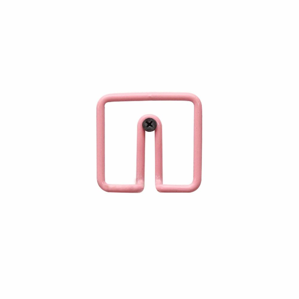 Wall Organization & Hooks |  Newmade La Square Wall Hook Pink Wall Organization & Decor Pink